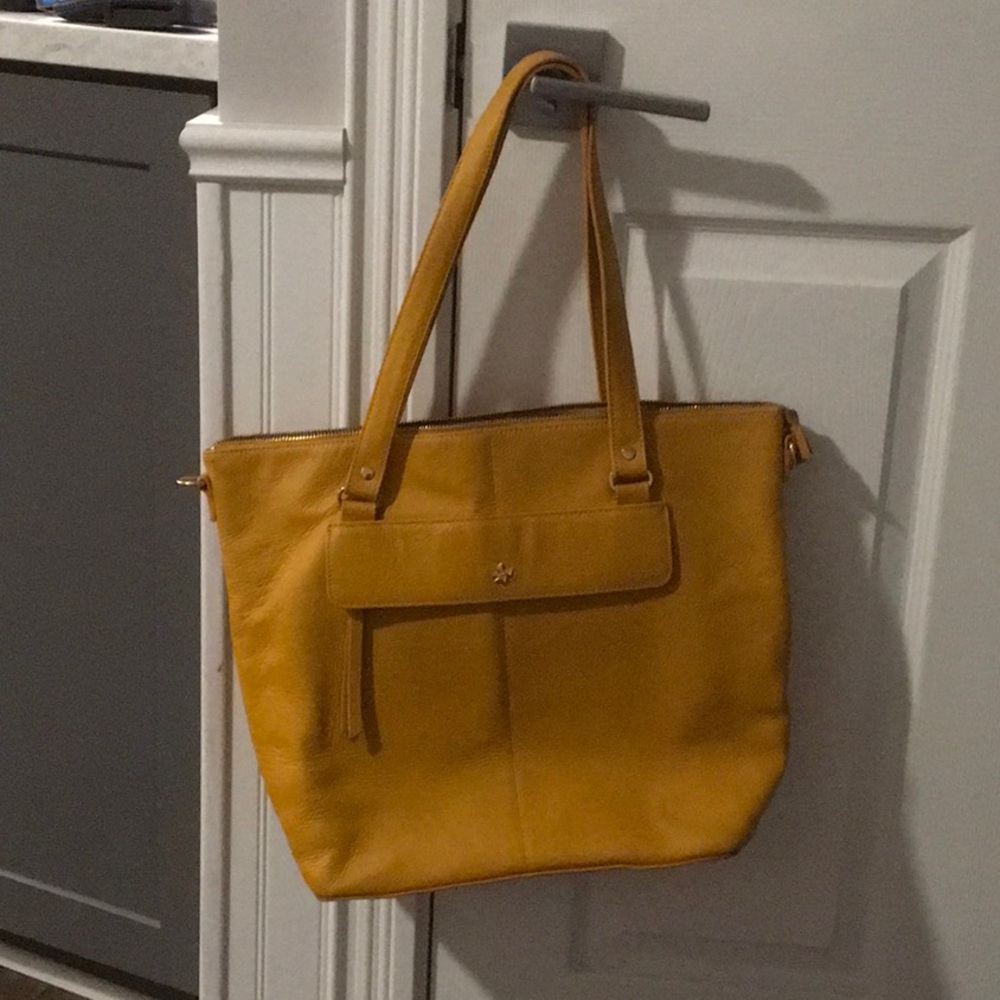 Ora Delphine Eden Leather Tote